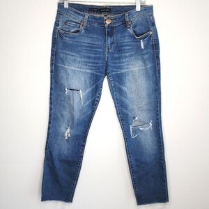 See Thru Soul Taylor Tomboy Jeans Distressed Raw Hem 5